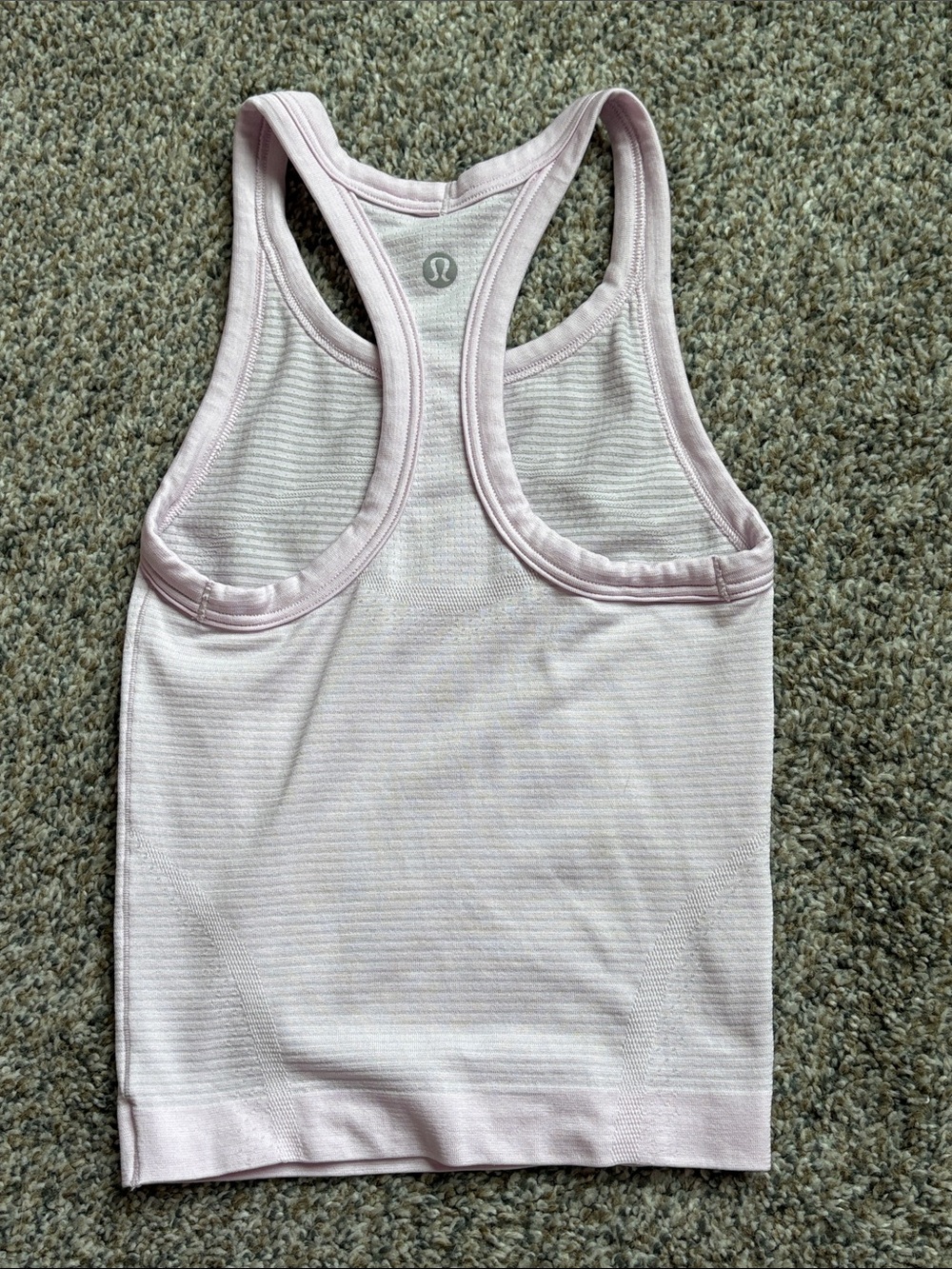 Lululemon Light Pink Ribbed Racerback Tank - Picture 2 of 3